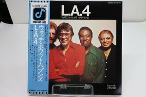 [TK3003LP] LP L.A.4 / ウォッチ・ホワット・ハプンズ　帯付き準美品 プロモ白ラベル ライナーノーツ 盤面音質ともに良好