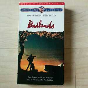 Badlands 映画　vhs ビデオテープ　シシー　スペイセク、マーティン シーン、テレンス　マリック　バッドランド　地獄の逃避行　アメリカ版