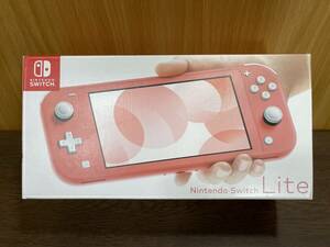 25) Nintendo Switch Lite ニンテンドースイッチライト コーラル 【内袋欠品】