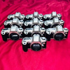 【説明文必読】[動作品] 一眼レフ　フィルムカメラ　Canon EOS kiss ボディ シルバー １０台　大量　まとめ売り お買い得品