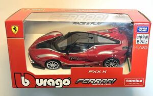 トミカプレゼンツ 1/43 ブラーゴ フェラーリ FXX K 送料300円