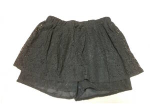 GU キュロットスカート 150 黒