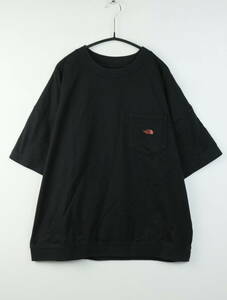 B545/THE NORTH FACE PURPLE LABEL/ノースフェイスパープルレーベル/ナナミカ/半袖ポケットリブTシャツ/ブラック系/レディース/WSサイズ