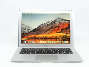 充放電3回/カメラ内蔵/ 中古 13.3型 　ノートPC Corei5　2557M /SSD256GB/4GB　MacBook Air A1369　OS High sierra10.13.6　