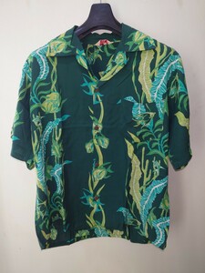 VINTAGE HAWAIIAN SHIRT BORDER ヴィンテージ アロハシャツ ハワイアンシャツ ボーダー オリジナル 