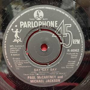 ◆UKorg7”s!◆PAUL McCARTNEY & MICHAEL JACKSON◆SAY SAY SAY◆