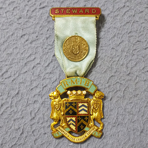 1965年 王立フリーメーソン　少年協会スチュワートメダル J.R.GAUNT LONDON 勲章 メダル 希少　詳細不明