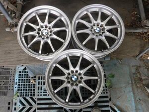 送料無料☆RAYS レイズ CE28N 鍛造ホイール 3本 18×8.5J オフ +38 5穴 PCD 120 18インチ☆33742