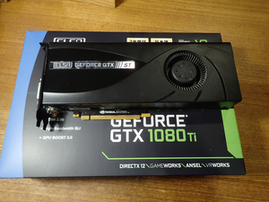 ELSA GeForce GTX 1080 Ti 11GB 外排気タイプ