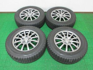 ZL702【送料無料 在庫処分】205/65R15 超溝高 9分山 スタッドレス WINTERMAXX WM02 ♪ ホイールセット 4本 激安 ステップワゴン エスティマ