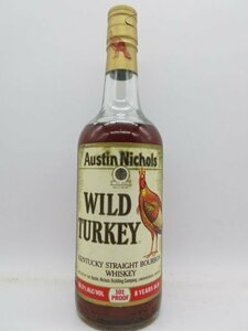 未開栓 洋酒 ワイルドターキー 8年 旧ボトル WILD TURKEY 750ml 50.5% バーボンウイスキー 送料無料