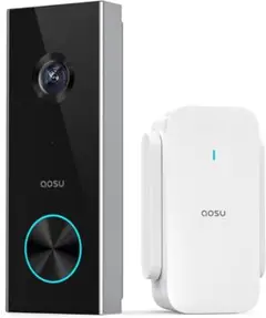 AOSU 2K ワイヤレス カメラ付き インターホン  ドアホン  カメラ付き