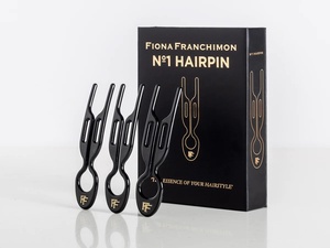 フィオナ フランシモン ヘアピン3本セット ブラック ヘアセット ヘアクリップ まとめ髪 FIONA FRANCHIMON No.1 HAIRPIN Black