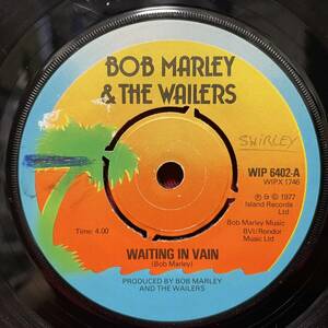 ◆UKorg7”s!◆BOB MARLEY & THE WAILERS◆WAITING IN VAIN◆