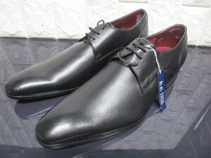 P149/未使用 27.0EEE ナカノヒロミチ ビジネスシューズ 黒 ブラック 靴
