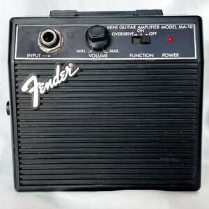 【動作品/ジャンク扱】Fender MA-10 ミニ ギターアンプ 黒　MINI GUITAR AMPLIFIER MODEL MA-10