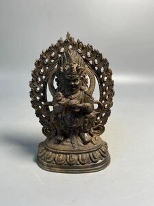 清朝期 仏教美術 仏像 古銅鍍金 置物 造像 古銅 中国古玩 中国唐物 中国美術
