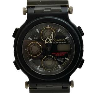 【ジャンク品】CASIO カシオ G-SHOCK MUDMAN マッドマン AW-570 デジアナ クオーツ メンズ腕時計 箱無し 本体のみ L62938RD