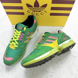 26.0cm 新品未使用 GUCCI adidas Originals ZX8000 グッチ アディダス オリジナルス スニーカー シューズ コラボ レア 完売品 正規品 UK7.5