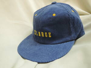 X-LARGE XLARGE エクストララージ CORDUROY 6PANEL CAP 紺 最新人気商品