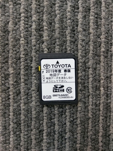 ★ (中古)トヨタ純正 SDナビ NSCP-W64 地図SDカード 2019年　春版 