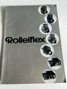 457‐30(送料無料）Rolleiflex　ローライフレックス　カタログ　取扱説明書（使用説明書）