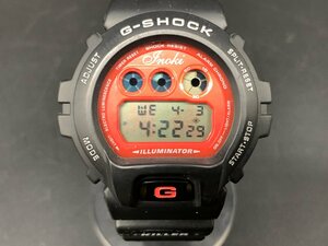 CASIO カシオ G-SHOCK Gショック アントニオ猪木 コラボモデル DW-6900 本体のみ ANTONIO INOKI LIMITED EDITION腕時計☆良品[771-0403-O3]