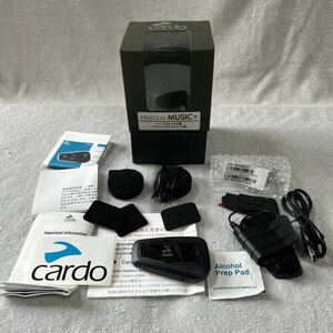 CARDO FREECOM MUSIC+ カルド フリーコム インカム ケーブルマイク仕様 フルフェイスヘルメット用 通勤 通学 音楽 ラジオ 新品 A51117-12