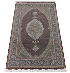 ペルシャ絨毯 カーペット ラグ ウール＆シルク 手織り ペルシャ絨毯の本場 イラン タブリーズ産 マヒーデザイン 大型サイズ 314×201cm