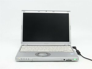 中古　Panasonic　CF-SZ6　 第7世代I5　　13型 ノートパソコン　通電します　液晶割れ 　詳細不明　　ジャンク扱い 　送料無料