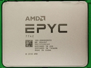 AMD EPYC 7742 64C 2.25GHz 3.4GHz 256MB Socket SP3 2P 225W