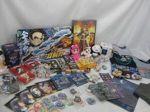 【同梱可】中古品 アニメ 鬼滅の刃 名探偵コナン 他 日輪刀 缶バッジ マスコット 等 グッズセット