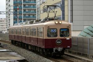 鉄道写真　西日本鉄道　貝塚線　313系　　Lサイズ