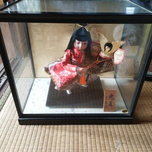 五月人形 兜差 武者人形 久月 ガラス入りケース 日本人形 コレクション 置物