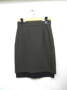 CLANE /クラネ ★モスグリーン タイトスカート 38サイズ 日本製 【中古】K180721T-05