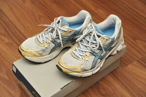 Asics LADY GEL-1150 アシックス レディー ゲル 22.5cm ホワイト/ブルー TJG446