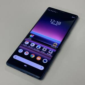 au ソニー・エリクソン Xperia 5 SOV41 ブルー (SIMロック解除済)