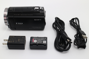 4566- ソニー SONY ビデオカメラ Handycam HDR-CX535/B ブラック 内蔵メモリ32GB 超美品