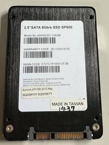 ADATA SSD 128GB【動作確認済み】1437