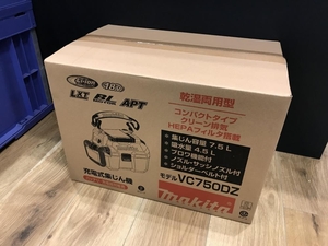 008●未使用品・即決価格●マキタ 充電式集じん機 VC750DZ