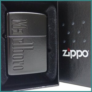 ★1円 未着火品 Zippo/ジッポー Marlboro/マルボロ オイルライター/マットブラック/エンボスロゴ/外箱付き&1844600071