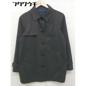 ◇ INDIVI インディヴィ ステンカラー コート ジャケット サイズ38 ブラック レディース