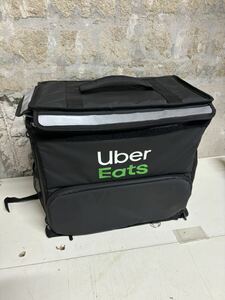 Uber Eats 配達バッグ ウーバーイーツ リュック バッグ ウーバー 配達 デリバリー ブラック 美品　送料無料