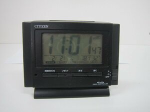 CITIZEN 電波目覚まし時計　8RZ134　中古