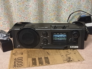 SONY 【ICF-6000】 アウトドア設計防滴・耐ショックラジオ FM76～94MHzまで受信可能 管理22050210