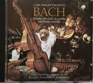 CD(#372) CARL PHILLIP EMANUEL MACH : Sonatas for viola da gamba