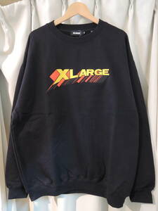 X-LARGE XLARGE エクストララージ 3D LOGO CREWNECK SWEAT スウェット 黒 XL 最新人気商品 緊急再値下げ！