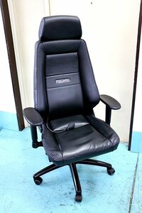 RECARO レカロ 24H CHAIR オフィスチェア レザーブラック 7210891-816 腰痛 (※送料0円では無い・別途発生します) 50333Y