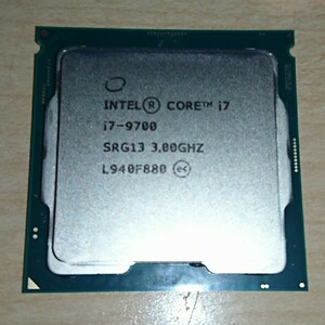 Intel Core i7 9700 LGA1151 CoffeeLake 動作確認品 (O32821)