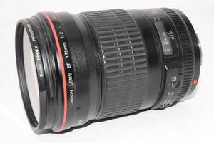 【外観特上級】Canon 単焦点望遠レンズ EF135mm F2L USM フルサイズ対応　#h10833